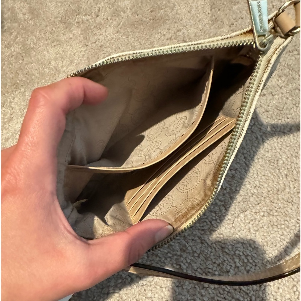 Michael Kors Ivory Logo Clutch - Picture 2 of 7